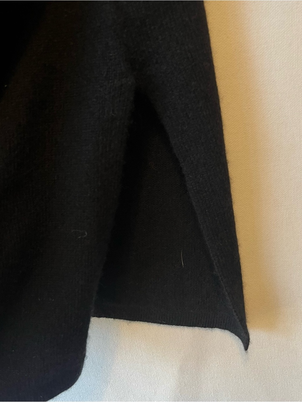 Charter Club 100% Cashmere hooded cardigan M Black Open front Long Womens - Picture 8 of 9